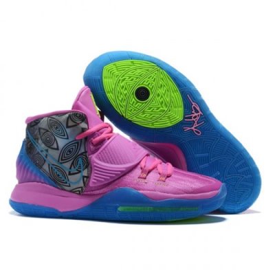 Nike Kyrie 6 Pre-heat Pembe / Mavi Basketbol Ayakkabısı Türkiye - HZR1U6YZ